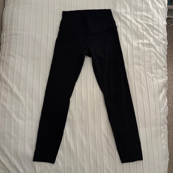 Lululemon Wunder Under Luxtreme Leggings Black 28" Size 6 - Picture 2 of 7